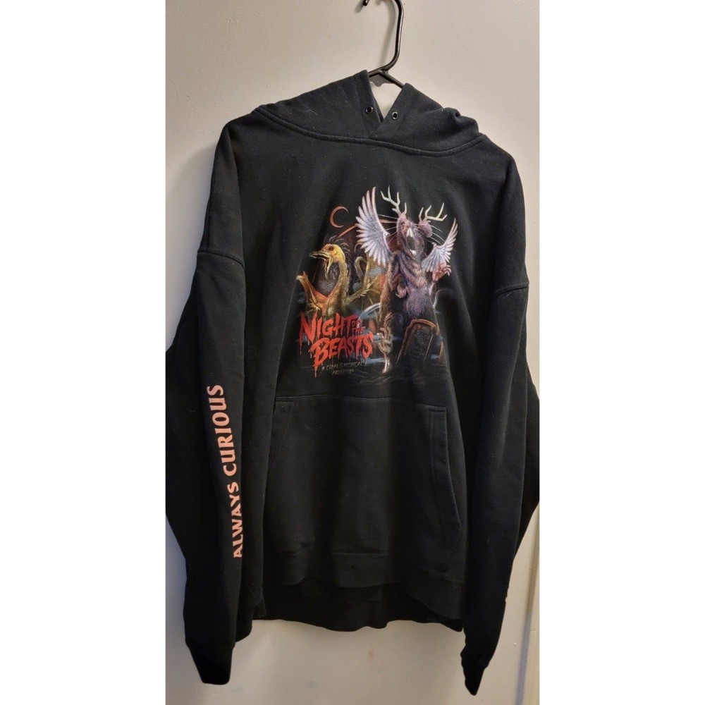 CLOAK IS MYTHICAL Black Night of the Beasts Production Hoodie